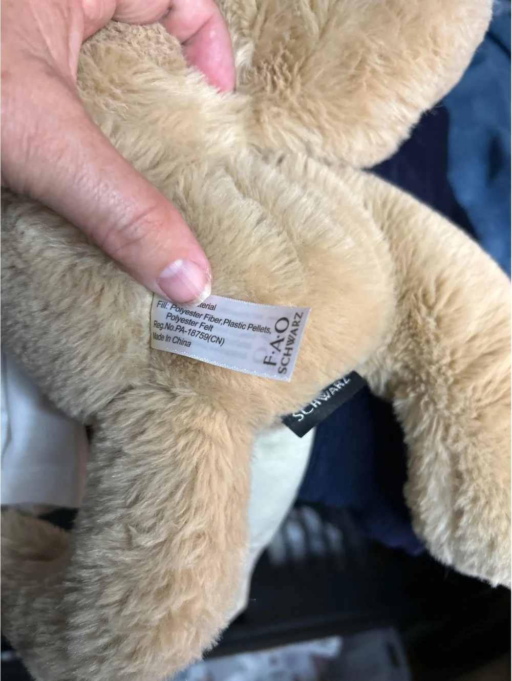 FAO Schwarz Plush Pug Dog Stuffed Animal